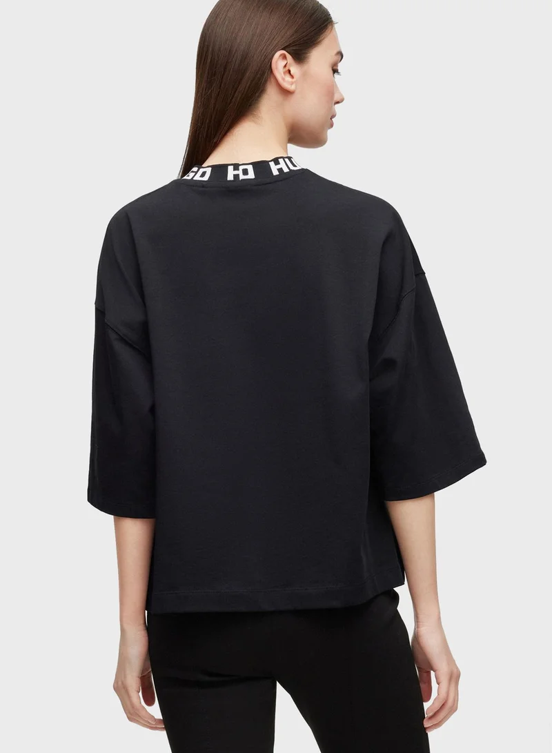 HUGO Crew Neck Logo T-Shirt