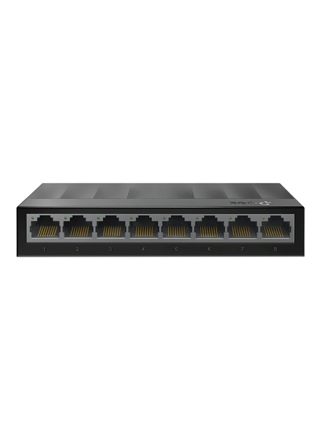 تي بي لينك مفتاح تبديل سطح المكتب8-Port منافذ جيجابت أسود - Image 1