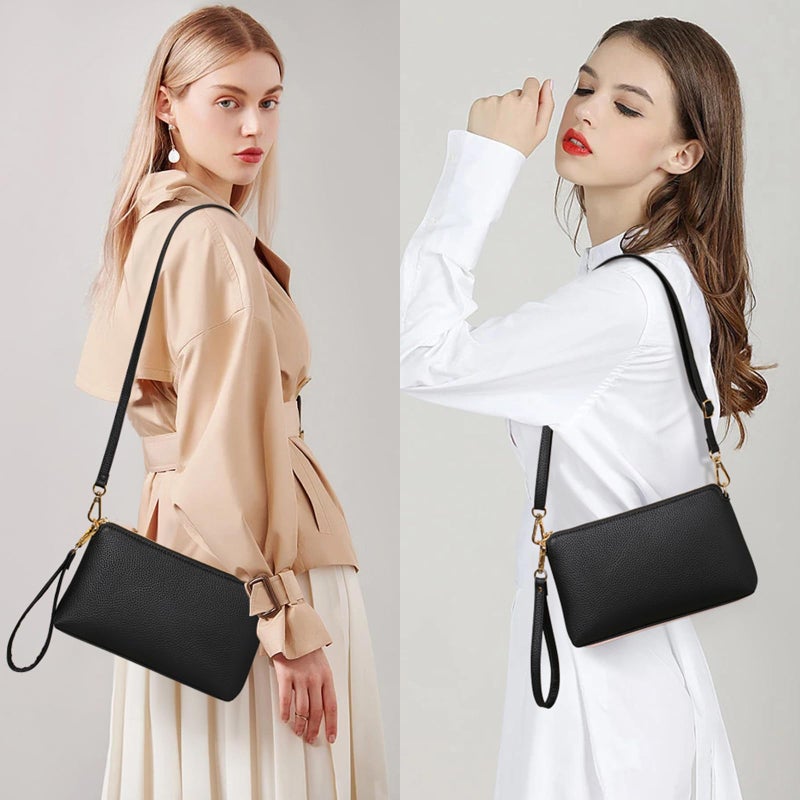 GAEKEAO Crossbody Bags for Women RFID Blocking Leather Cross Body Bag Purses Women's Crossbody Handbags with Wristlet Strap - Image 2