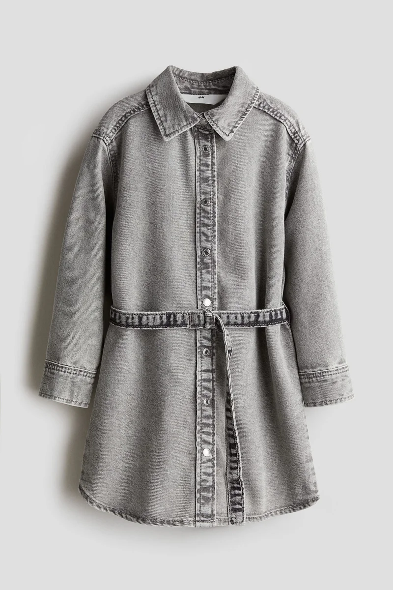 اتش اند ام Denim Shirt Dress
