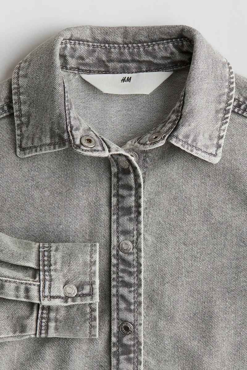 اتش اند ام Denim Shirt Dress