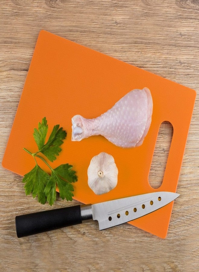 Lesbin 4-Piece Small Plastic Cutting Board with Handles - Image 5