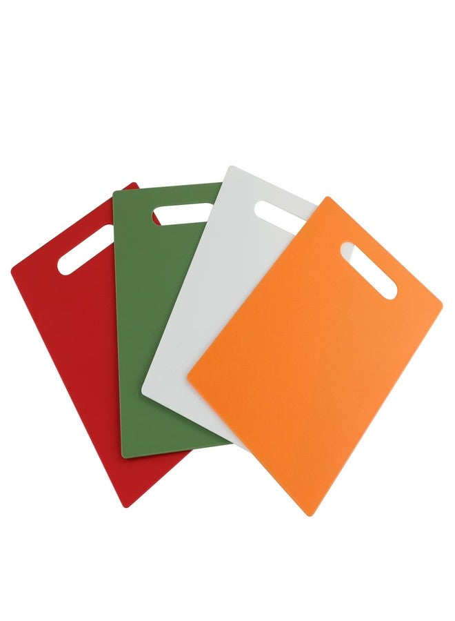 Lesbin 4-Piece Small Plastic Cutting Board with Handles - Image 1