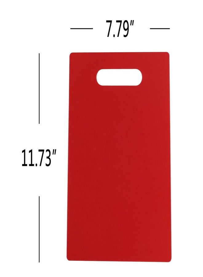 Lesbin 4-Piece Small Plastic Cutting Board with Handles - Image 2