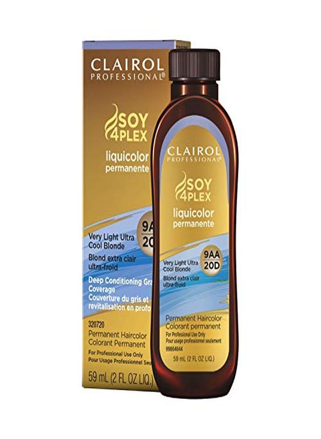 CLAIROL PROFESSIONAL Permanent Liquicolor For Blonde Hair Color, 9Aa-Bv Light Blonde Blue, 2 Oz - Image 1