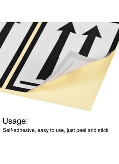 MECCANIXITY Rectangle Black Arrows This Side Up Safe Handling Stickers For Shipping And Packing White With Black Words 2.88 X 4Inch Pack Of 100  - Image 4