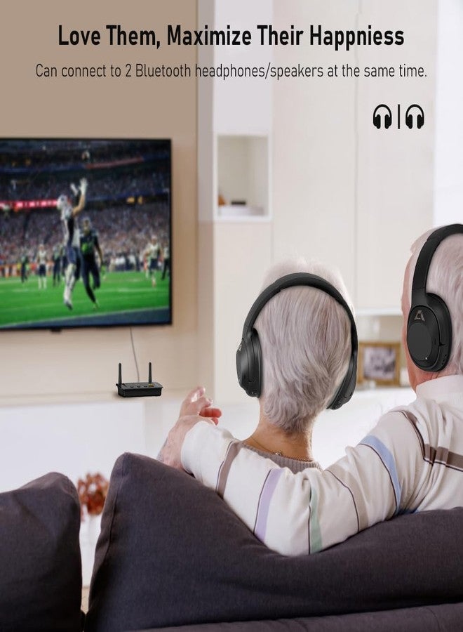 1مي جهاز إرسال واستقبال بلوتوث 5.3 من 1Mii B03Pro، مناسب لأجهزة الاستريو المنزلية والتلفزيون، محول صوت لاسلكي عالي الدقة مع مُحوّل رقمي تناظري (DAC) عالي الجودة وتقنية aptX منخفضة التأخير/عالية الدقة/تكيفية، مدى طويل، مخارج/مداخل بصرية RCA وAUX 3.5 ملم - Image 3