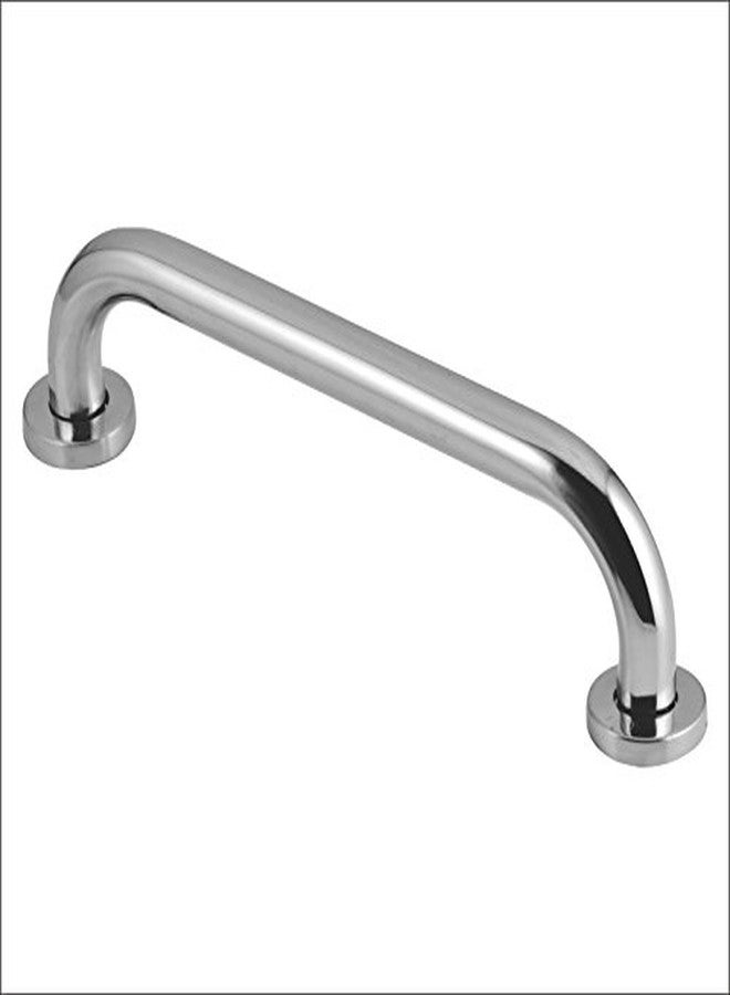 Kamal Stainless Steel Wall Mounted Grab Bar, Towel Bar, Bathtub Rails | Safety Hand Support Balance Handle Bar | Chrome Finish - 9 Inch (Pack of 1)