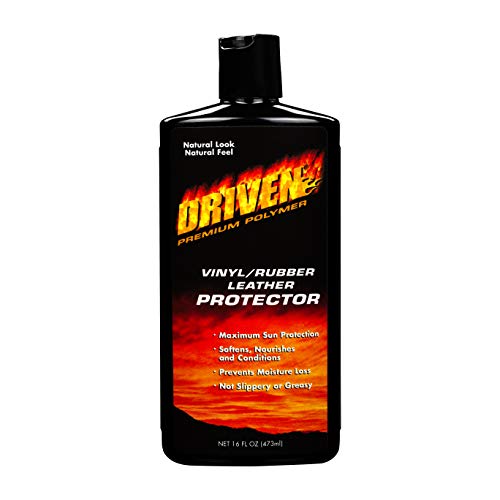 DRIVEN Vinyl/Rubber/Leather Protector with Rich Gels, Protective Polymers & UV Sunscreen - for Car, Boat, RV Interiors, Furniture, Apparel, Boots, & More - Prevents Fading, Cracking & Discoloration - Image 1