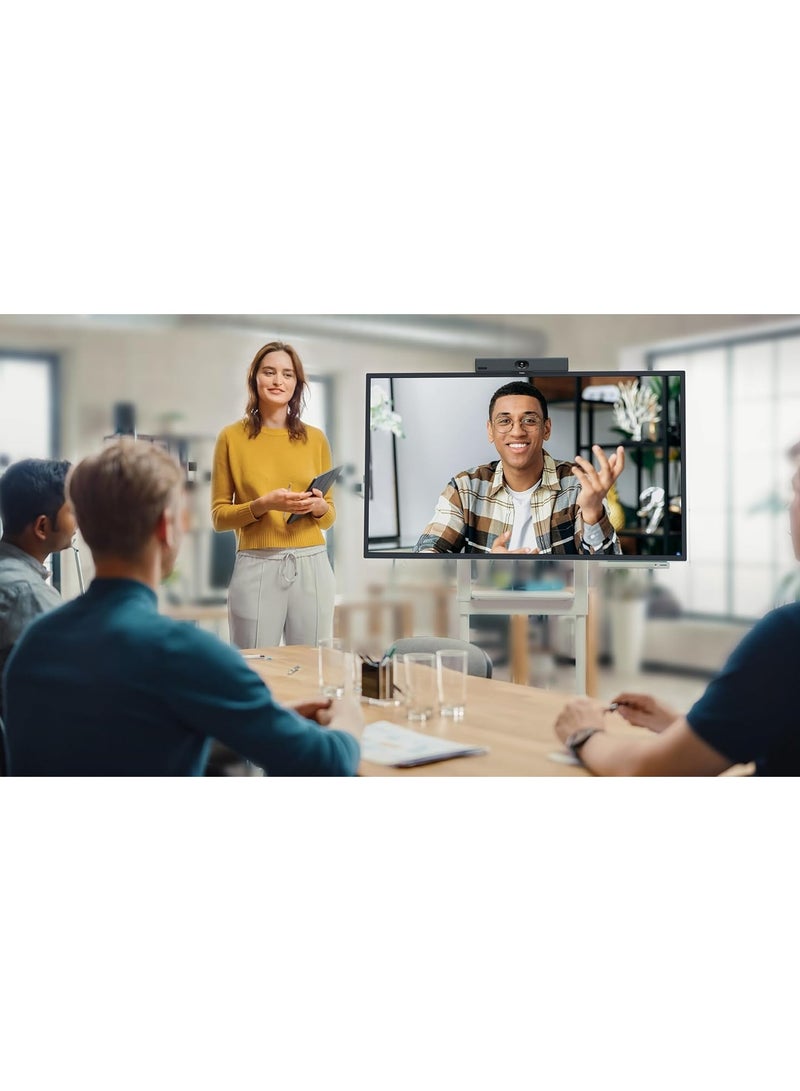 يالينك Yealink MeetingBar A10 Video Conference Room System 4K 120° Wide Angle Camera AI Auto Framing Conference Webcam with 8 Mics Arrays Speaker Tracking Noise Cancellation Teams Zoom Certified - Image 4