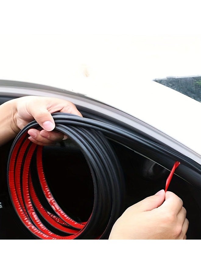 Generic Car Door Edge Protector Guard Rubber Seal Strip Decorative Anti-Collision Black 5M  - Image 5
