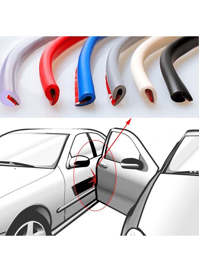 Generic Car Door Edge Protector Guard Rubber Seal Strip Decorative Anti-Collision Black 5M  - Image 3
