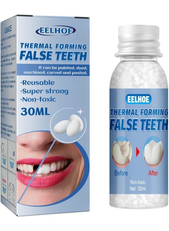 EELHOE 30ml shapeable teether, film and television makeup denture modification temporary filling teether  - Image 1