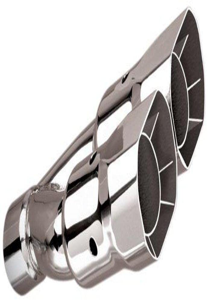 Borla 20233 Dual Square Angle-Cut Intercooled Exhaust Tip