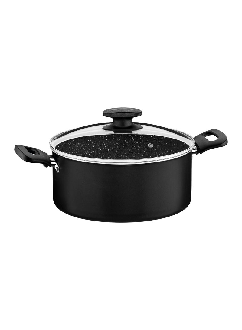 ترامونتينا طقم أواني طهي ترامونتينا من الألومنيوم الأسود، إصدار 2026، مع طلاء ستارفلون الداخلي والخارجي الممتاز غير اللاصق، 7 قطع، صنع في البرازيل، رقم المنتج 27899531 - Image 5