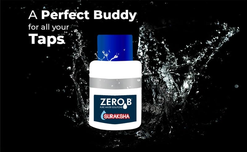 Zero B Suraksha Tap Filter Attachment | 3-Stage Water Purification | Kills 99.99% Bacteria & Viruses|7500L Capacity |Compatible with Hard & Normal Water| Ideal for Kitchen Bathroom Outdoor |Pack of 2 - Image 5