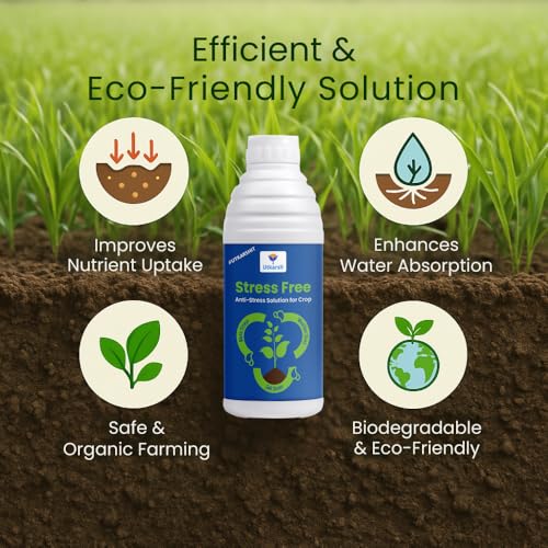 Utkarsh Stress Free - Humic acid, Fulvic acid & Amino Acid Seaweed Extract based Biostimulant, Stimulates Flowering & Fruit Setting, Promotes Vigorous Root & Shoot Growth | 250 ml; Pack of 1 - Image 4