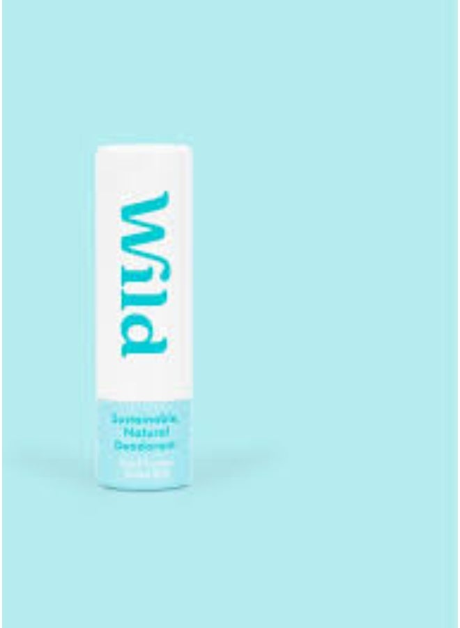 وايلد مزيل عرق طبيعي قابل لإعادة التعبئة مع علبة برائحة القطن المنعش وملح البحر 16 جرام - Image 3