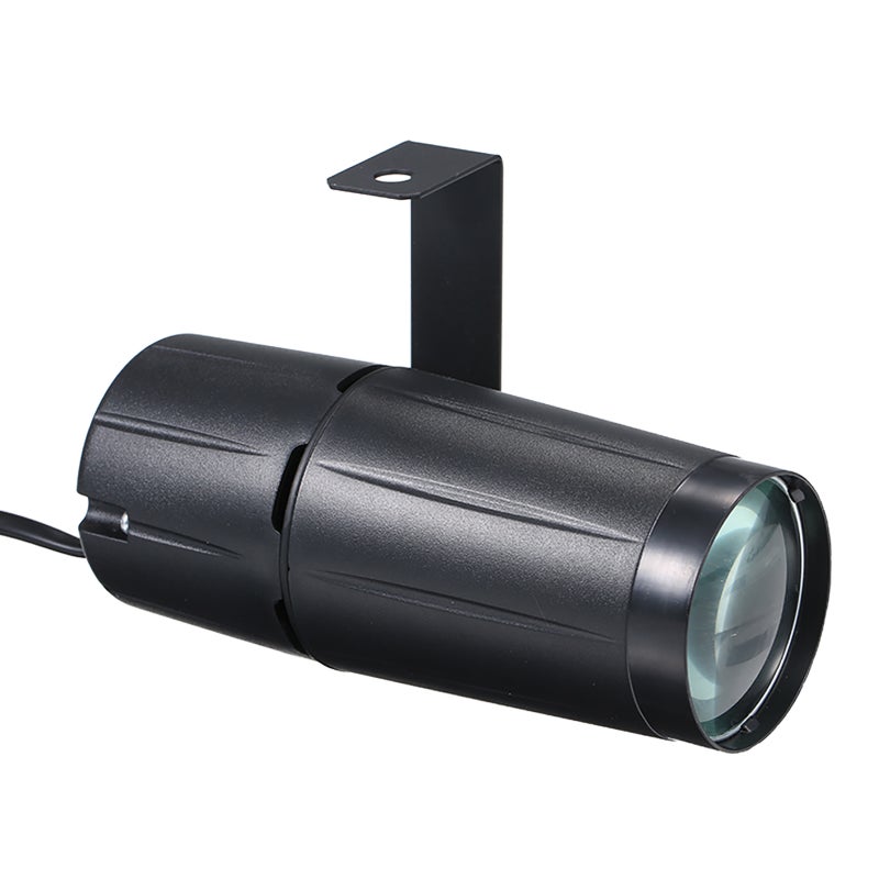 Mini Spot Beam Stage Light, 10W Green: Superb LED Beads, Flicker-Free Anti-Glare Lighting, AC90-240V Wide Input Voltage - Strongly Divergent Convex Mirror, Single Adjustable Mounting Brackets for Part - Image 2