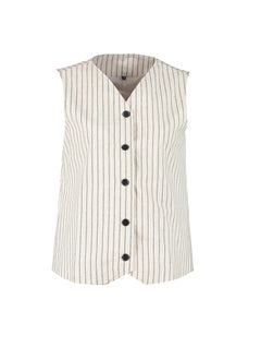 Ecru Striped Linen Look Woven Vest TCTSS24YL00010 - pzsku/ZA878AE54BF941ED0C4EDZ/45/_/1730940796/48d31b4b-52c0-42df-8a00-ee791509ec30