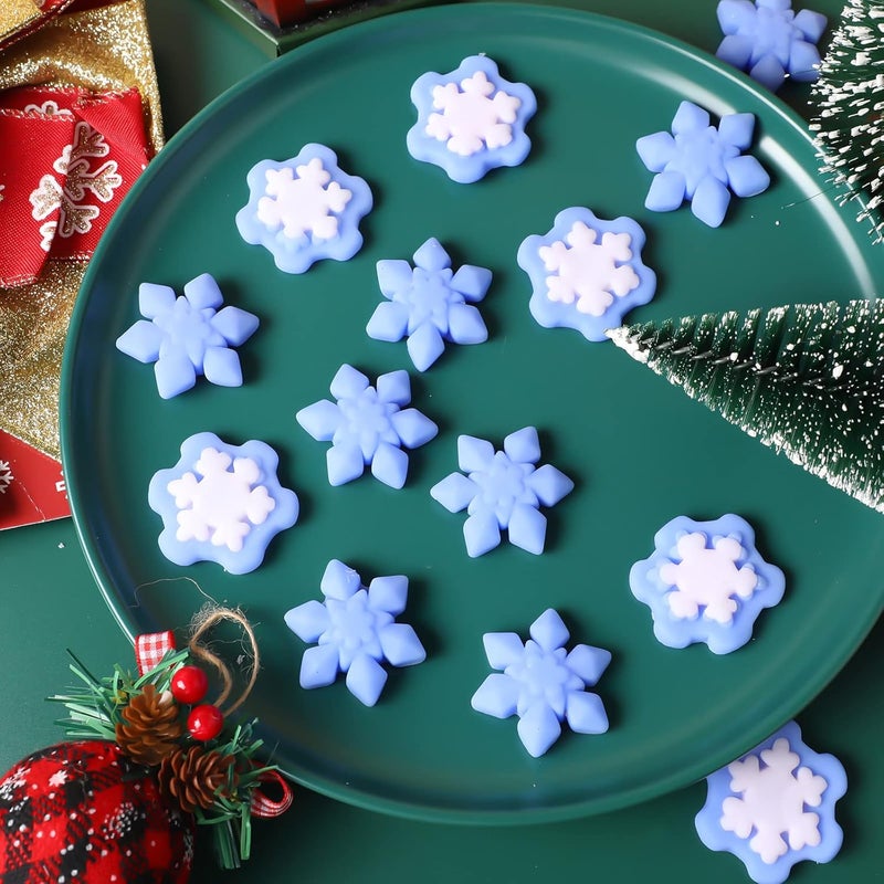 Jerify 40 Pcs Snowflake Winter Fidget Toys Christmas Kawaii Stress Relief Fidget Toys Xmas Stockings Decorations Christmas Party Favors Goodie Bags Filler - Image 5