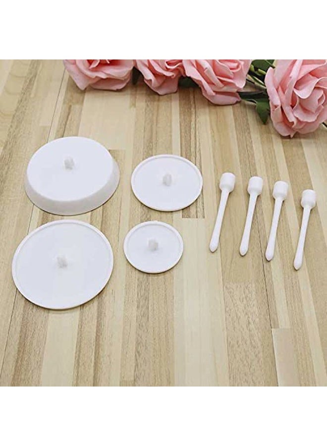 WOIWO Baking Tools 4 PCS Plastic Cake Decorating Nail Receptacle Detachable Cream Flower DIY Cake Decorating Receptacle - Image 2