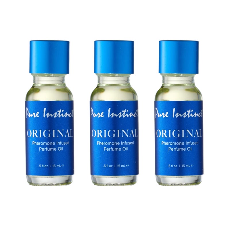 Pure Instinct 3Pack The Original Pheromone Infused Essential Oil Perfume Cologne Unisex For Men and Women TSA Ready - Image 2