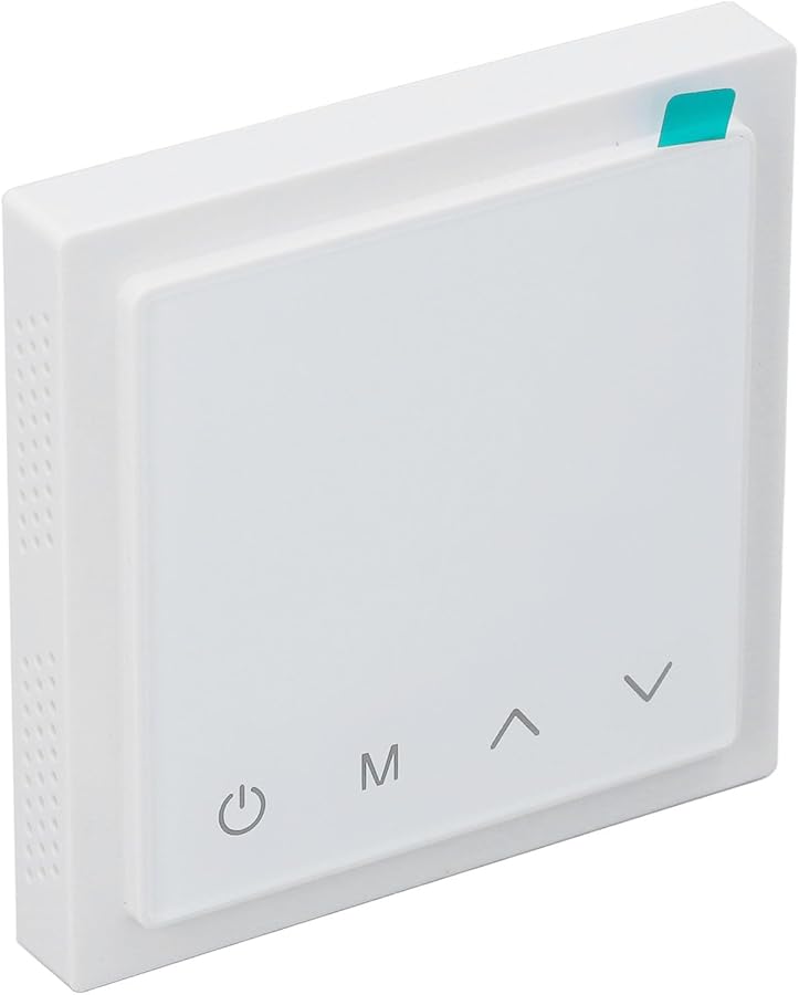 منظم الحرارة الذكي للتدفئة الأرضية، أبيض، قفل أمان للأطفال، موفر للطاقة، سهل التركيب - Image 5