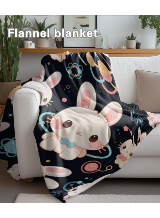 عام بطانية رقيقة من الفانيلا الكرتونية للأطفال والرضع (دافئة ومريحة، ومناسبة للنوم والألعاب) 70 سم * 100 سم - Image 5