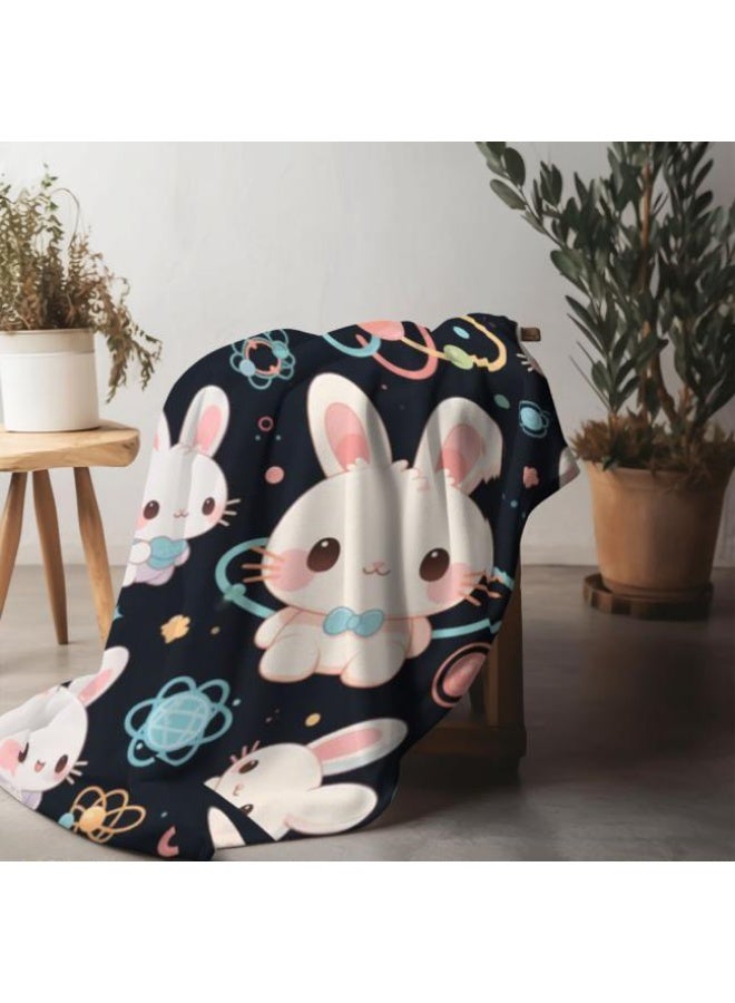 عام بطانية رقيقة من الفانيلا الكرتونية للأطفال والرضع (دافئة ومريحة، ومناسبة للنوم والألعاب) 70 سم * 100 سم - Image 4