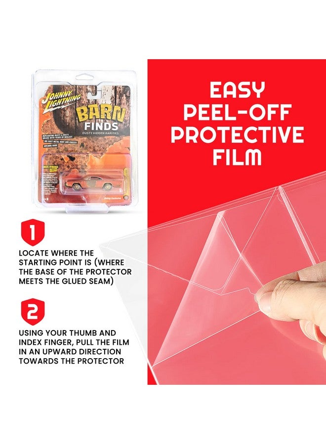 EVORETRO Premium Blister Protector Case compatible for Johnny Lightning Diecast Cars 1/64 - Fit for all Jhonny lightning like Speed Racer Series - Pack of 10 - Image 5