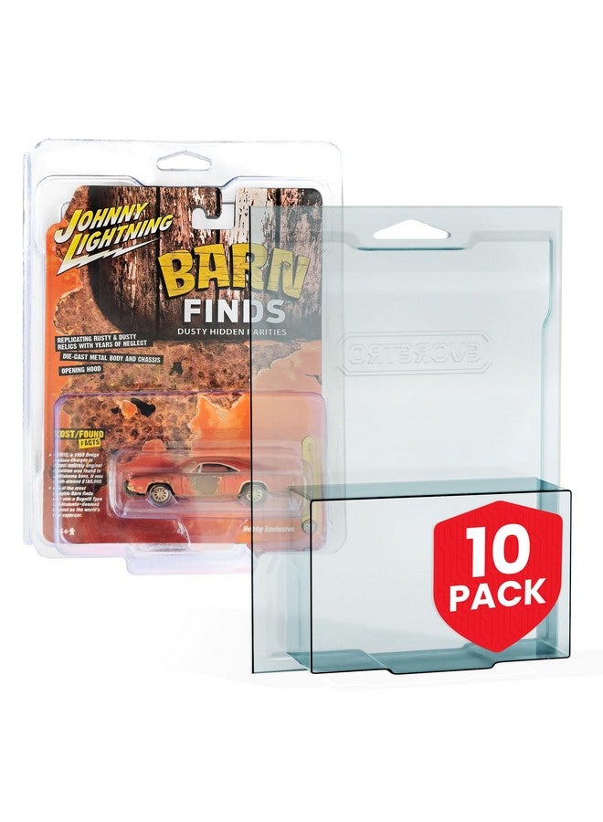 EVORETRO Premium Blister Protector Case compatible for Johnny Lightning Diecast Cars 1/64 - Fit for all Jhonny lightning like Speed Racer Series - Pack of 10 - Image 1