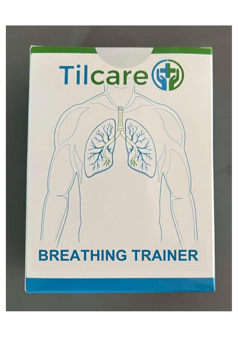 Tilcare Breathing Lung Expander & Mucus Removal Device - Exercise & Cleanse Therapy Aid for Better Sleep & Fitness - Great Treatment for COPD, Asthma, Bronchitis, Cystic Fibrosis or Smokers Relief - Image 2
