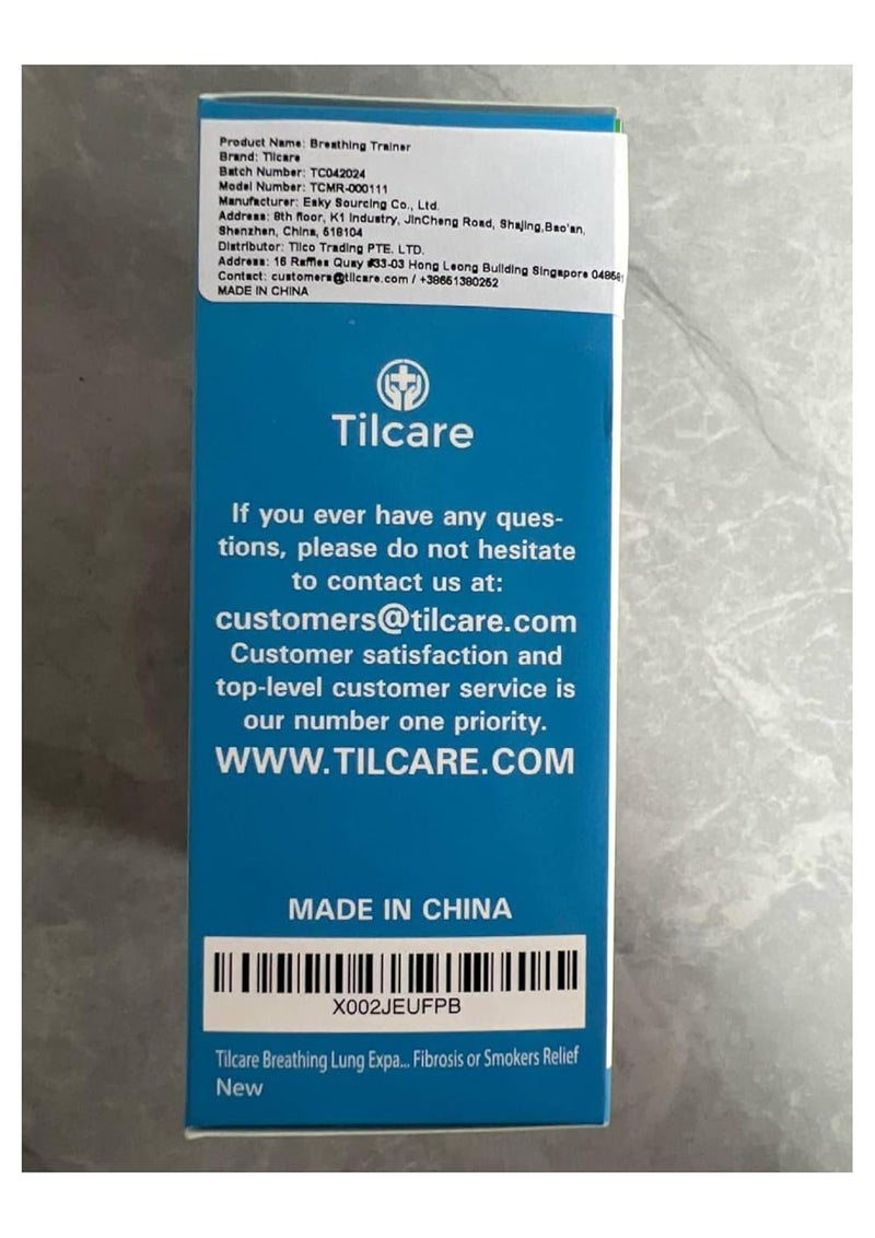 Tilcare Breathing Lung Expander & Mucus Removal Device - Exercise & Cleanse Therapy Aid for Better Sleep & Fitness - Great Treatment for COPD, Asthma, Bronchitis, Cystic Fibrosis or Smokers Relief - Image 4