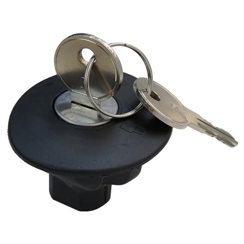 Vicue 8U5Z9C268B Black Locking Gas Fuel Tank Cover Plug Cap with 2 Keys For Ford Focus 20122017 - Image 1