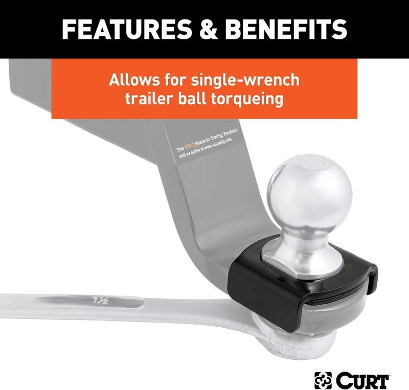 CURT 45007 Trailer Hitch Ball Mount Tongue Sleeve - Image 4