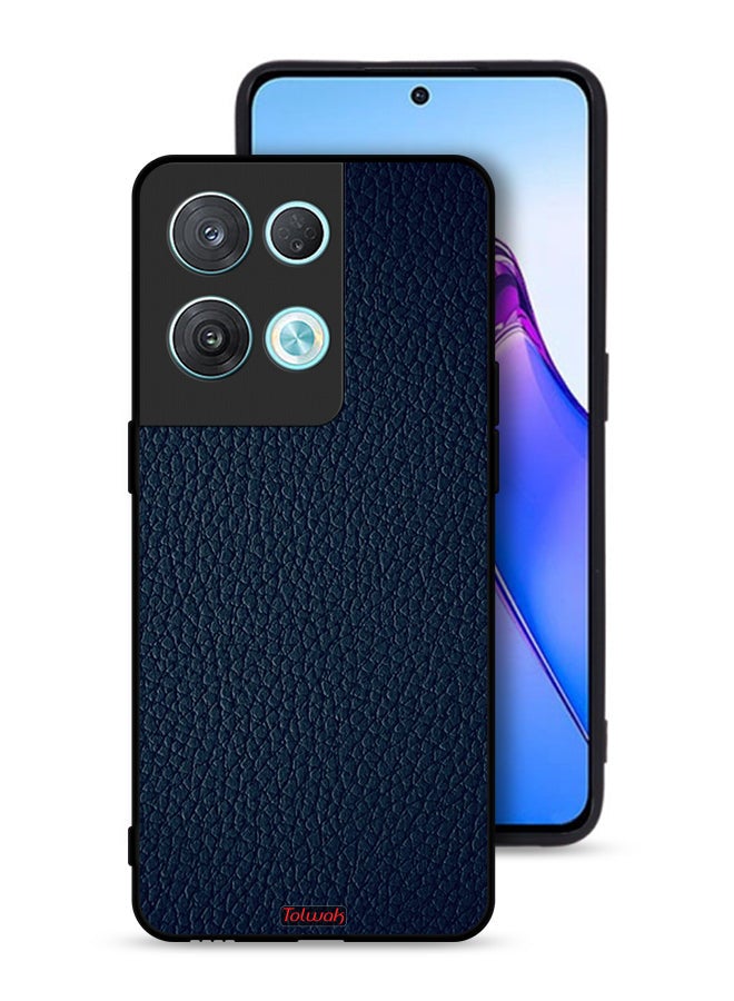 Tolwak Oppo Reno8 Pro 5G Protective Case Cover Leather Pattern - Image 1