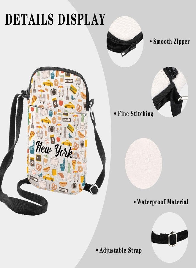 GJTIM New York Travel Vacation gift NYC trip gift Getaway Trip New York Souvenir NYC Travel Crossbody Bag Gift for NYC Lovers (New York CR) - Image 4