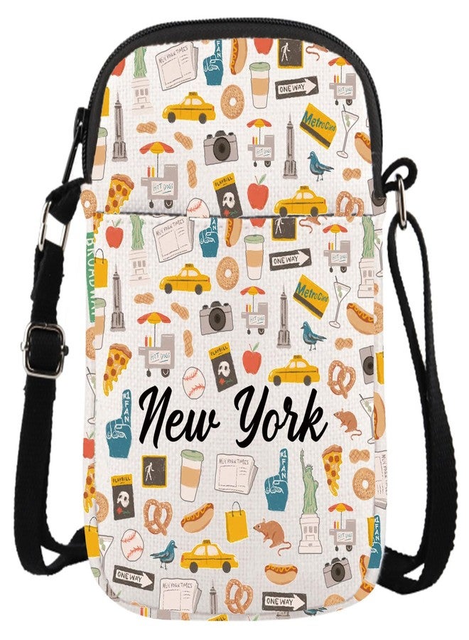 GJTIM New York Travel Vacation gift NYC trip gift Getaway Trip New York Souvenir NYC Travel Crossbody Bag Gift for NYC Lovers (New York CR) - Image 1
