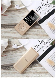 Generic Mini Portable Mp3 Mp4 Music Player 1.8 Inch Screen Card Insertion Sports For Students-Body Color:Gold [Band Out]]-Memory Capacity:Single [without Memory] Without Accessories  - Image 1