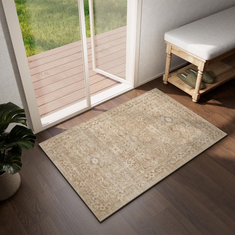 palohom Washable Door Mat Indoor Entrance: 2'x3' Small Entryway Rug Boho Area Rugs Non Slip Low Pile Soft Throw Rugs for Inside Front Door Floor Kitchen Bedroom Bedside Dorm Room Entry Home Office - Image 3