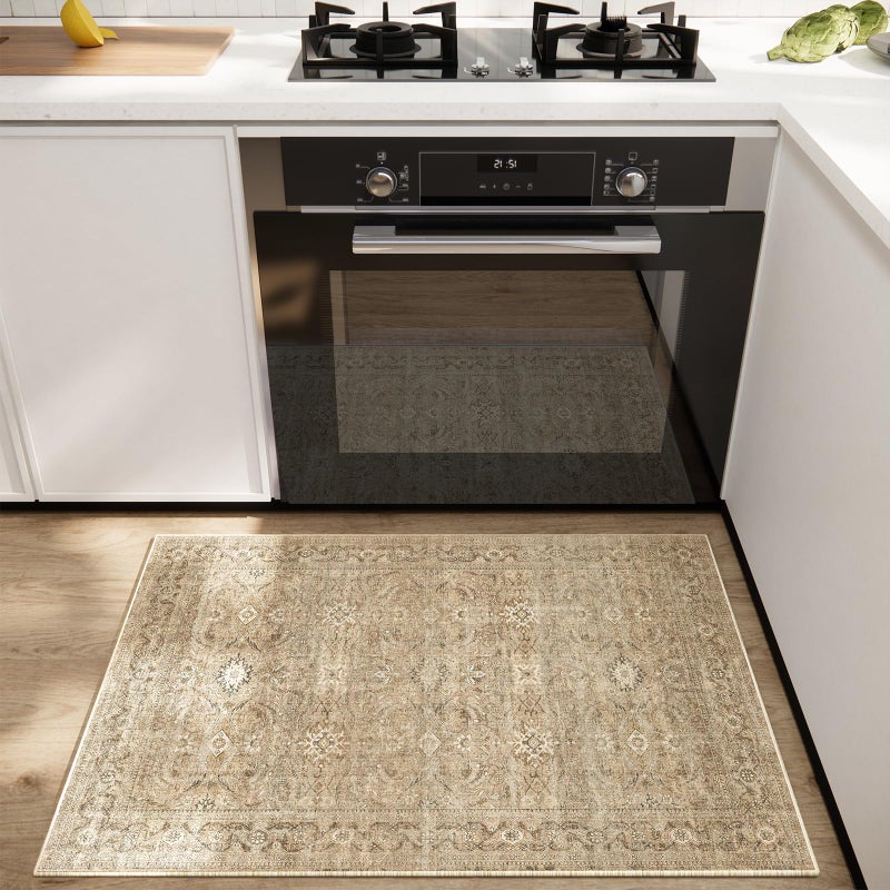 palohom Washable Door Mat Indoor Entrance: 2'x3' Small Entryway Rug Boho Area Rugs Non Slip Low Pile Soft Throw Rugs for Inside Front Door Floor Kitchen Bedroom Bedside Dorm Room Entry Home Office - Image 2