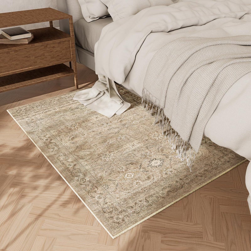 palohom Washable Door Mat Indoor Entrance: 2'x3' Small Entryway Rug Boho Area Rugs Non Slip Low Pile Soft Throw Rugs for Inside Front Door Floor Kitchen Bedroom Bedside Dorm Room Entry Home Office - Image 4