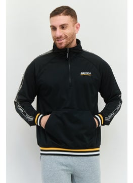 Men Sportswear Fit Long Sleeves Training Sweatshirt, Black