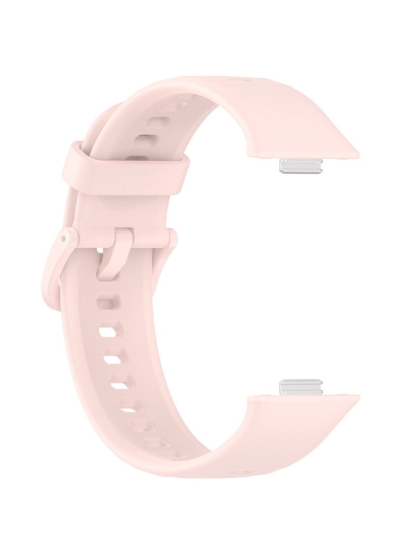 Straps Compatible with Huawei Fit 4 Pro/Fit 4/Fit 3 Silicone Band for Men and Women,Pink - Image 4