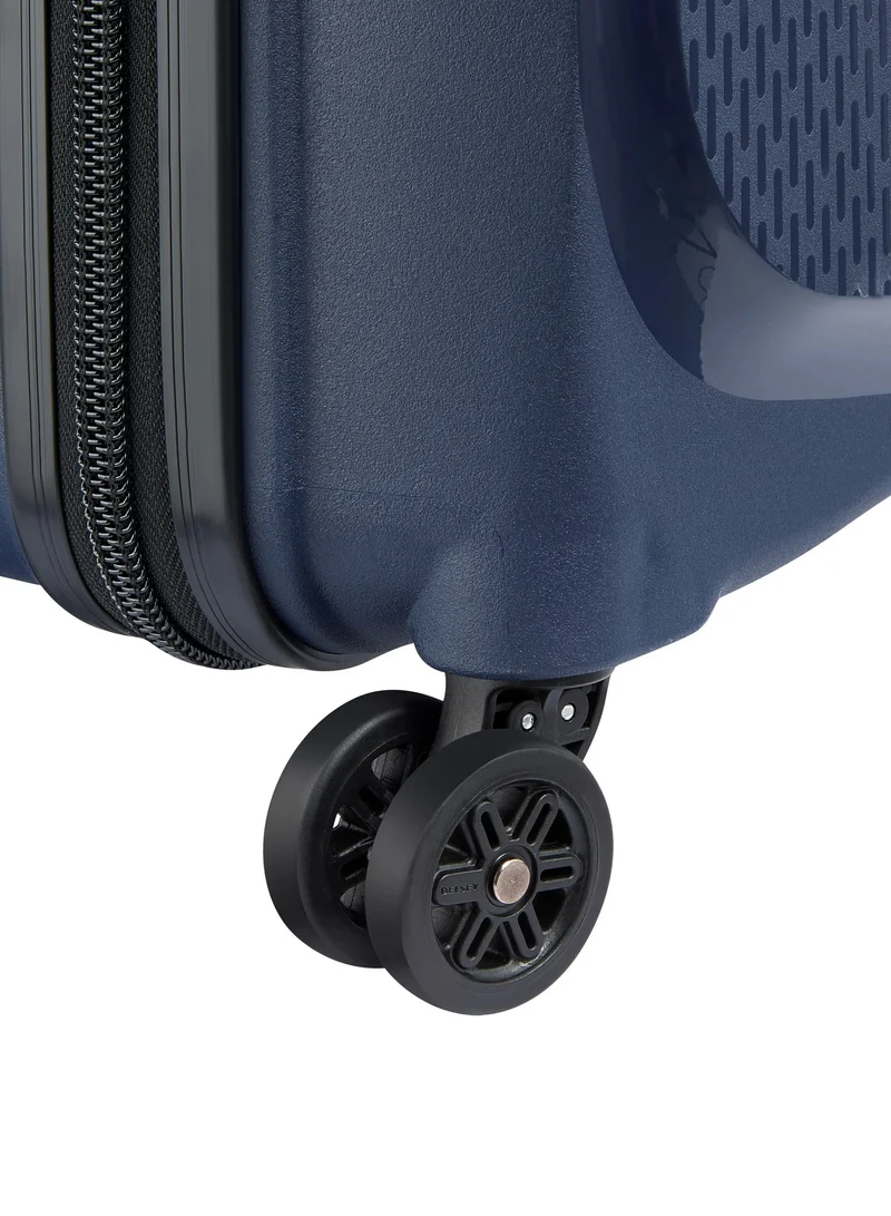 DELSEY Paris  Delsey Belmont + 55cm Trolley, Cabin Size, Blue Color, TSA Lock, Inner Mesh Zipper Pocket, Hard Top Polycarbonate Material,8 Wheels,5 Years International Warranty.  | Best Price UAE