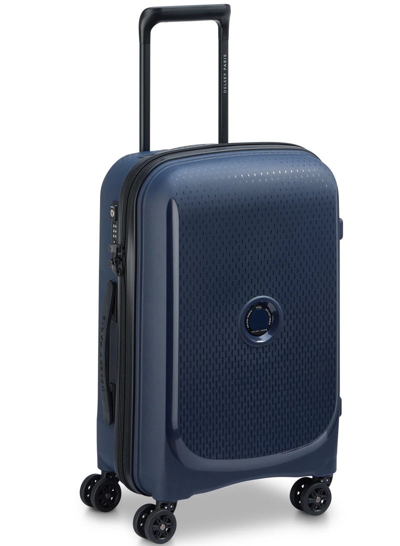 DELSEY Paris Belmont Plus 55 Cm Non-Expandable 4 Wheeled Cabin Luggage Trolley - Blue - Image 2