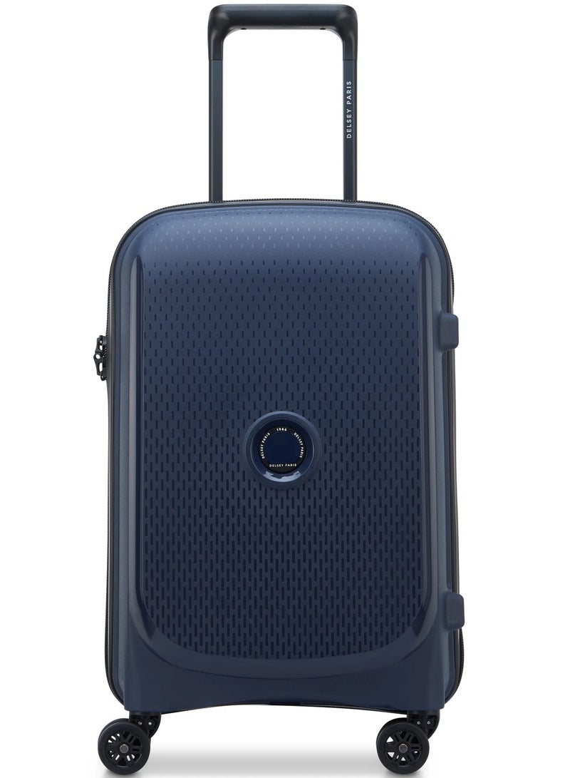 DELSEY Paris Belmont Plus 55 Cm Non-Expandable 4 Wheeled Cabin Luggage Trolley - Blue - Image 1