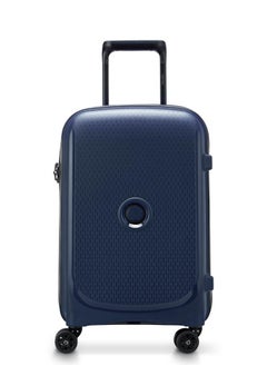 DELSEY Paris Belmont Plus Non Expandable 55cm Cabin Luggage 4 double Wheel Trolley Blue  - Image 1