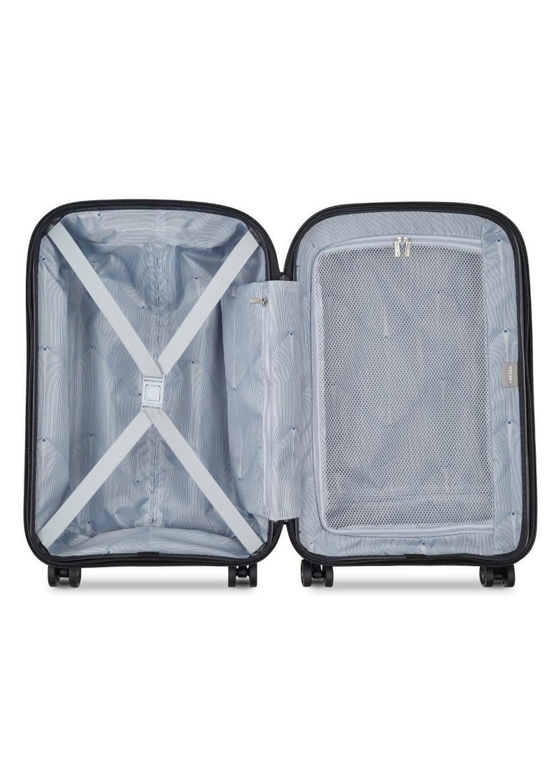 ديلسي _باريس Belmont Plus Non Expandable 55cm Cabin Luggage 4 double Wheel Trolley Blue  - Image 3